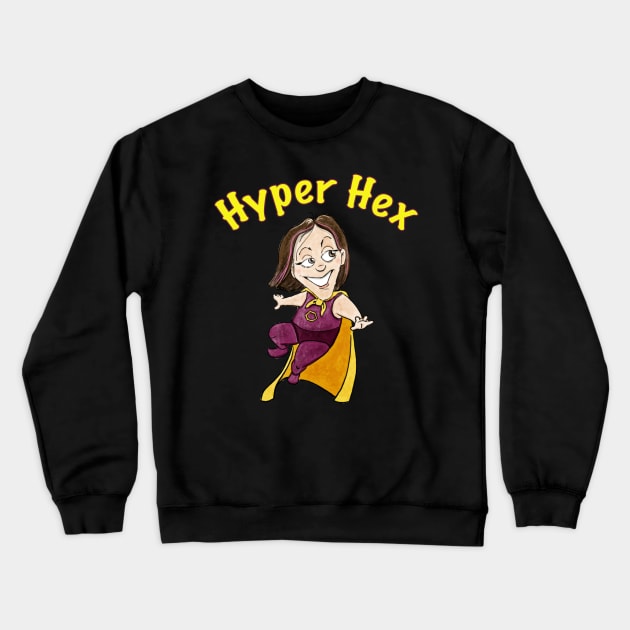 Hyper Hex Crewneck Sweatshirt by digital_james